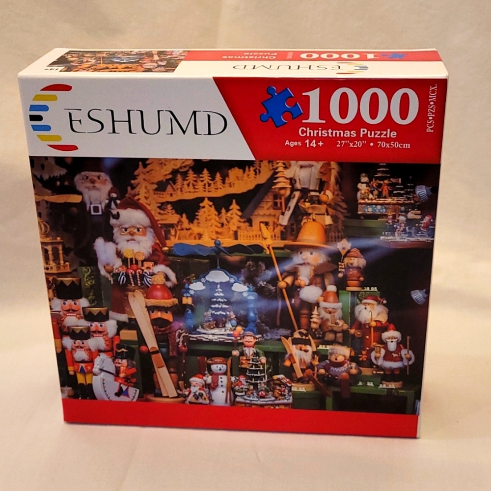 Puzzle: Christmas puzzle, nutcracker, Santa